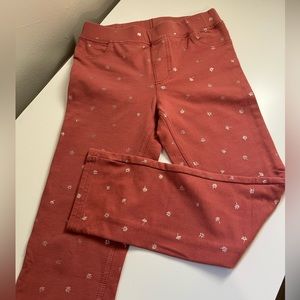 Girls H&M stretchy pink pants